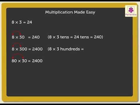 Multiplication Made Easy | Mathematics Grade 3 | Periwinkle