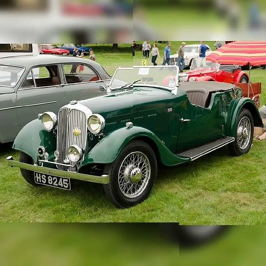 Rover 12 P1 Tourer 53 hp 1935 The car in All creatures great and small 2020. Bilen i Vår herres hage