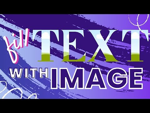 How To Fill Text With Image In Canva - It's Super Easy!