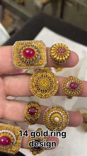 14 gold ring designs in 21karat gold