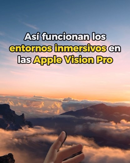 11K views · 169 reactions |  Así son los entornos inmersivos en las Apple Vision Pro. Y, ¿qué pasa si se te acerca una persona cuando te encuentras dentro de este mundo virtual? #applevisionpro #apple #tecnología #futuro #realidadvirtual | Xataka | Facebook