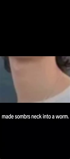 awww cute little worm neck..#sombetheloveofmylifeloveofmylife | little worms