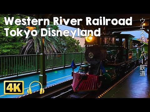 [4K JAPAN] Western River Railroad | Tokyo Disneyland (Jul.2021)