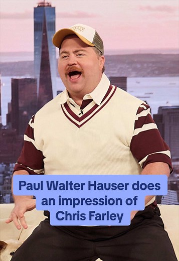 Paul Walter Hauser Impersonates Chris Farley