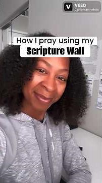 How I pray using scripture and my scripture wall! #bible #scripture #howtopray #prayer