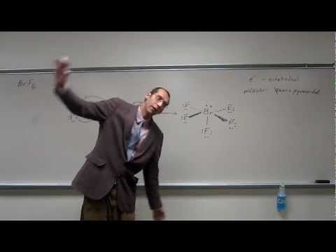 VSEPR Theory - Bromine Pentafluoride (BrF5) - Expanded Valence