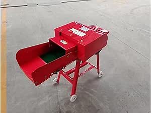 Amazon.com: TXMACHINE® Hay Cutter Machine Electronic Grass Chaff Cutter Animal Feed Hay Crusher Straw Breaker with 2.2KW Motor (110V/60HZ, 4 Blades red Color) : Pet Supplies