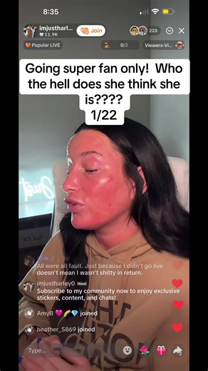 Flimsier fan only is crazy. She’s so full of herself! #fypシ゚viral #beggartok #narcassist #imharley0 #harley