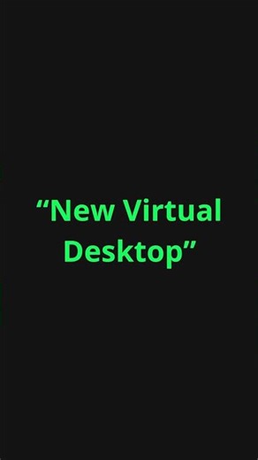 Windows 11: Virtual desktops (Win + Ctrl + D)