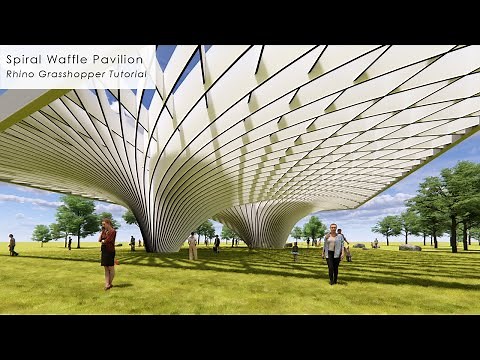 Spiral Waffle Pavilion Rhino Grasshopper Tutorial