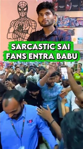 Sarcastic Sai Fans Enta Babu 😳🔥 Sarcastic Shoppy Opening Became Huge Success