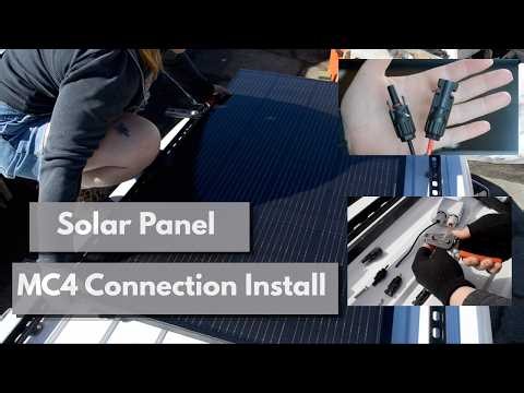 EASY MC4 Connector Install DIY | Tiny Van BUILD