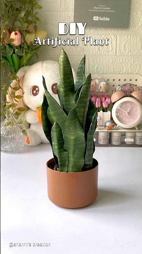 DIY planter #shorts #viralshorts #artificialplants #diyplanters #handmade #craftideas