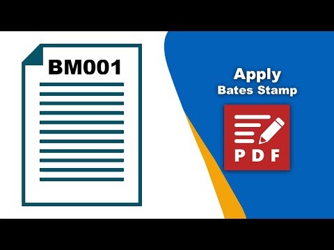 How to Apply Bates Stamps to Only Certain Pages of a PDF Document in PDF XChange Editor