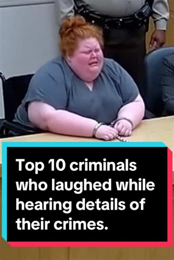 Top 10 criminals who laughed while hearing details of their crimes. #usa #fypusa #mystery #prison #court