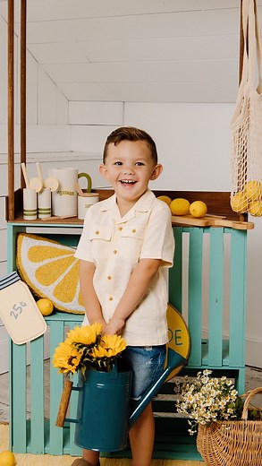 Summer mini sessions start tomorrow!! ☀️ These are only available July 14th & 21st, book your session on our website if you want to come chill with these cool summer backdrops! | Camera Shy | Facebook