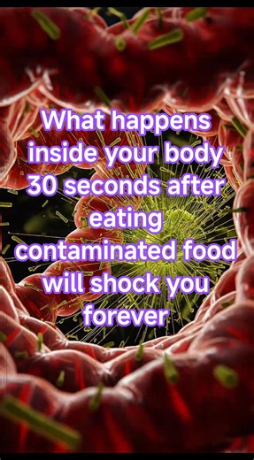 How Contaminated Food Causes Food Poisoning #health #shortsfeed #science #foodshorts