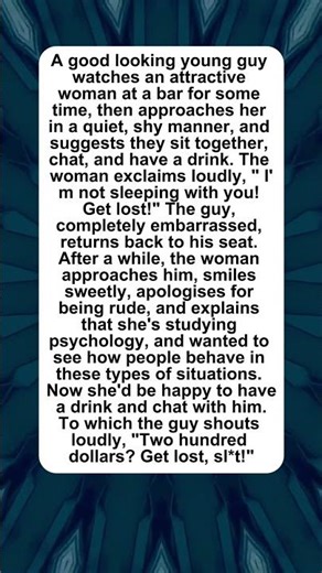 The Psychology Test #joke #humor #shorts #psychology #bar #funny #revenge #comedy #laugh #viral