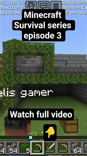 Minecraft Survival series episode 3 🤯🤯😮 #trending #ytshorts #viral #shorts
