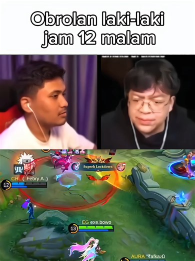 Obrolan laki-laki jam 12 malam 🤣 #deankt #jambu #fy #MLBB10TH #ALLINMLBB