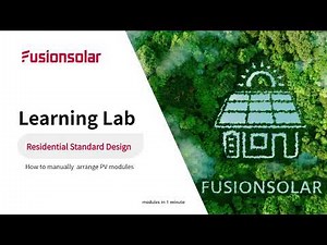 How to manually arrange PV modules in SmartDesign