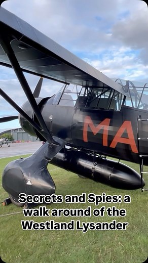 Jo Rogers | WW2 Warbirds on Instagram: "Our Wednesday Warbird Walkaround this week features the Westland Lysander which is probably best known for flying clandestine missions with the SOE. In August 1941 a new squadron, No. 138 (Special Duties), was formed to undertake missions for the Special Operations Executive to maintain contact with the French Resistance. Among its aircraft, the Lysander had the flight characteristics to enable it to insert and remove agents from the continent or retrieve