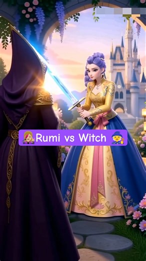 Disney princess Rumi vs a Witch Kpop Demon Hunters Transformation 😱😍