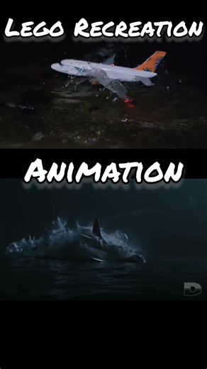 Lego Plane Crashes Vs Animations Day 5 #airplane #planecrash #lego #aviation #recreation