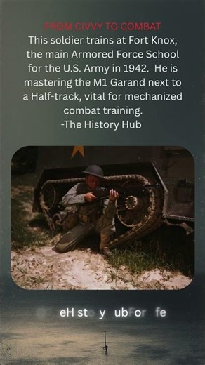 WW2 Interesting Facts: M1 Garand Rifle Training with the Armored Force #usa #ww2 #war #historyfacts