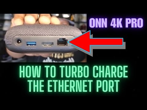 Onn 4K Pro Tips and Tricks | Turbo Charge The Ethernet Port | Get Better Internet Speed |