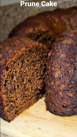 Easy Cake Mix Prune Cake #foodexplora #prune #cake