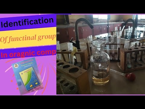 Identification of functional group 12th chemistry practical #12thchemistry #lab ‪@a2zpractical991‬