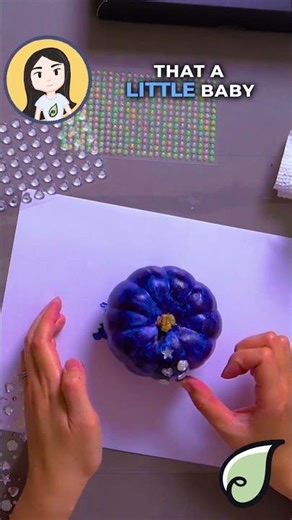 No Carve Pumpkin Decorating Ideas: Painting & Bejeweling Pumpkins