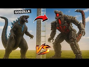 Minecraft Blue Godzilla Vs Red Godzilla Biggest Battle
