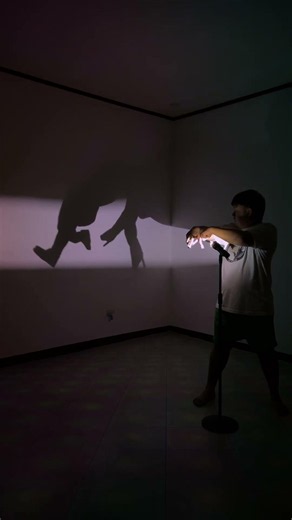 Stomp your feet! Footwork or handwork? I don't know. LOL! 🤣✋🦶#art #shadowace #viral #dance