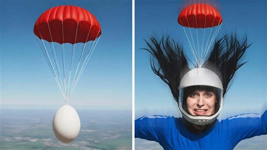 Egg drop... but I'm the egg!