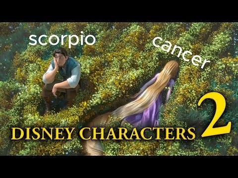 Disney Characters as Zodiac Signs | part 2