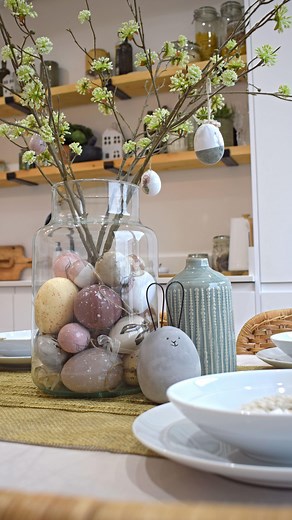 1.2K views · 39 reactions | The best thing about neutral Easter decorations is they are so easy to style and can be reused year after year! #easter #easterdecor #eastereggs #easterbunny #eastersunday #easteregg #easterweekend #easterbasket #happyeaster #homedecor #homestyle #interiordesign #interiors #interiorstyling #tablestyling #diningtabledecor #diningtablestyling #eastertable #eastertablesetting #eastertablescape #eastertableideas | Inspirations Wholesale | Facebook