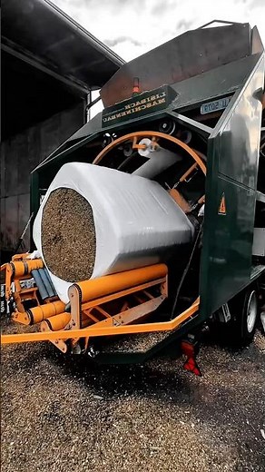 Automatic Silage Bagger Work Tool for Efficient Livestock Feed Production for time saving work