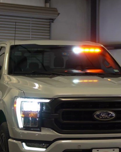 Raptor Elite Visor Light Bar Demo - Clean Setup, Powerful Warning