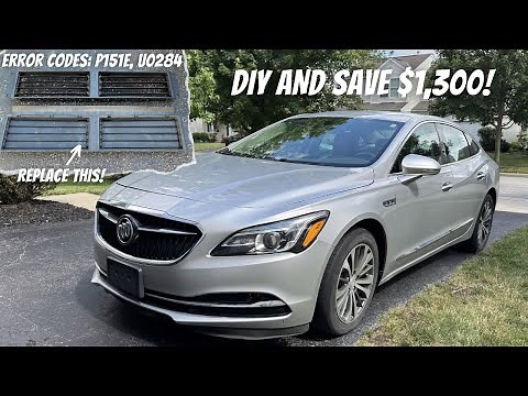 How to Replace Buick Lacrosse, Chevy Malibu Active Grille Shutter (Error Code P151E, U0284)