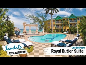 Royal One Bedroom Butler Suite RW | Sandals Royal Caribbean | Full Walkthrough Tour & Review 4K