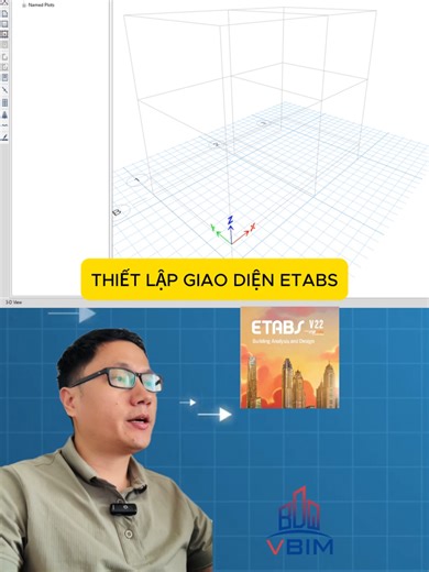 ETABS 02 - THIẾT KẾ KẾT CẤU NHÀ PHỐ #VBIM #ETABS #REVIT #AUTOCAD #FONTS #XAYDUNG #KIENTRUC #KETCAU #LAPTRINH #vbim #AI