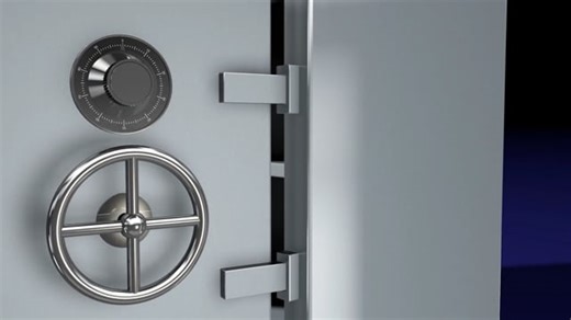 Device, Lock, Door, 3D