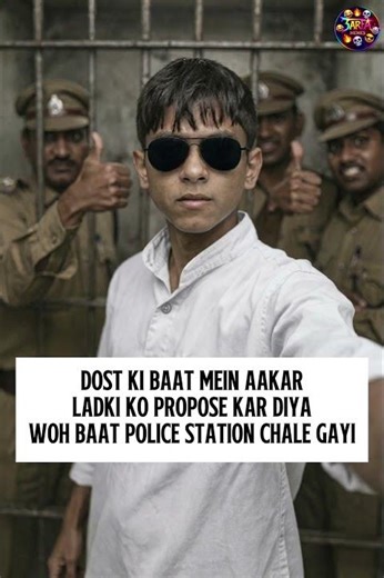 When You Propose a Girl on Friend’s Advice… and It Reaches the Police Station 😂