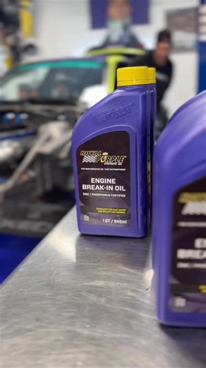12 reactions · 4 comments | Royal Purple Break-In Oil combines highly refined mineral oil with an advanced additive package containing elevated levels of zinc/phosphorus anti-wear additive to optimize wear protection during the sensitive engine break-in phase. | Royal Purple | Facebook