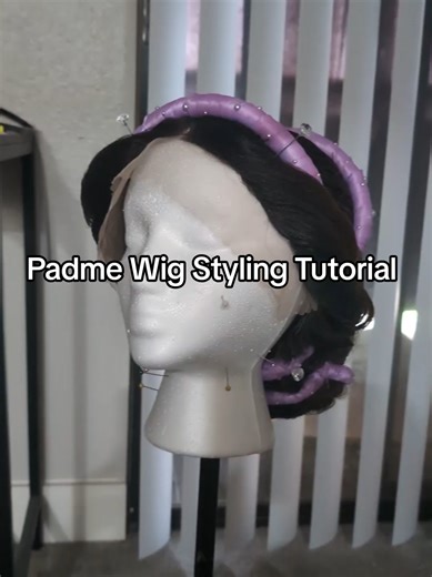 Padme Wig Styling Tutorial 🦪 • #starwars #starwarscosplay #cosplay #padmeamidala #padmecosplay