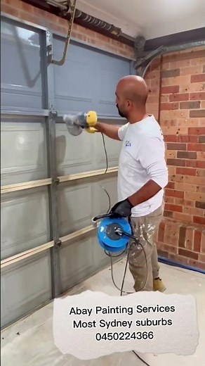 How to paint metal garage door?