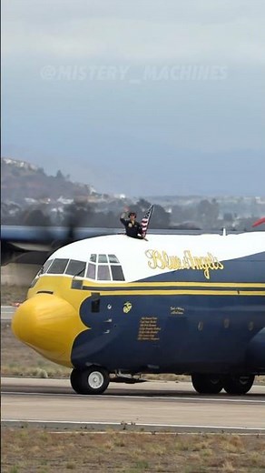 C-130 Tactical Landing, Reverse Thrusters & Backwards Taxi in Action! By Fat Albert!