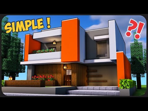 Minecraft : How To Make a Simple Modern House || Part 66